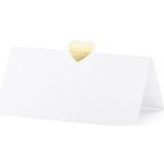 Paper Design Jmenovka svatební Srdce 10cm 10ks – Zboží Živě