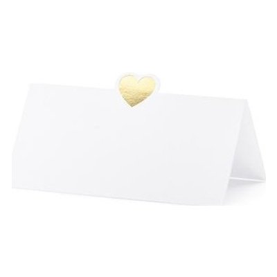 Paper Design Jmenovka svatební Srdce 10cm 10ks – Zboží Živě