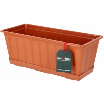 Elho Green Basics Garden XXL Truhlík 80 x 40 x 35 cm terakota – Zboží Mobilmania