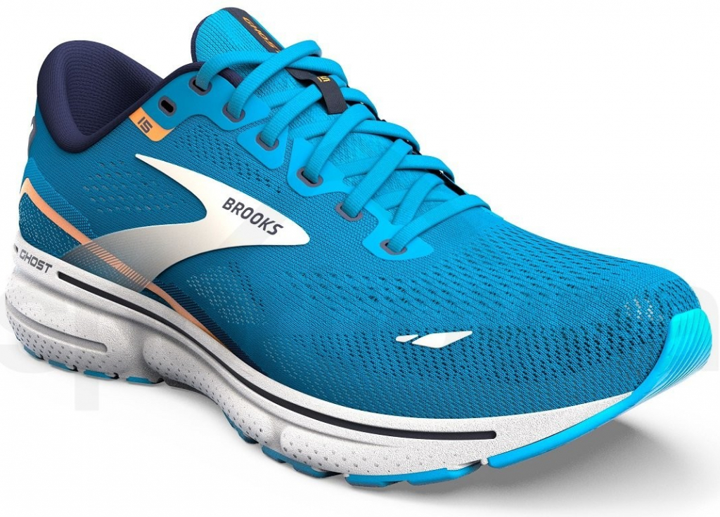 Brooks Ghost 15 M 1103931D480- blue/peacoat/orange