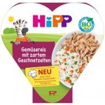 HiPP BIO talíř Zeleninová rýže s hráškem a hovězím masem 250 g – Zboží Dáma