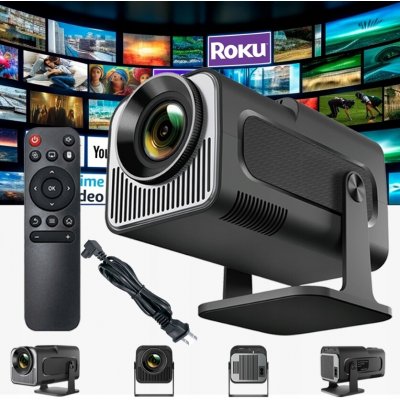 LED Projektor Přenosný HY320 Mini projektor Smart Domácí Kino 4K Otočný – Zboží Živě