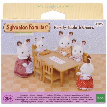 Sylvanian Families Nábytek jídelní stůl se židlemi