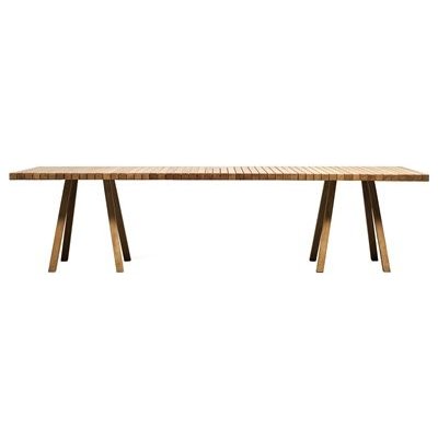 Tribu Teakový jídelní stůl Vis a Vis, obdélníkový 600x99x75 cm, rám teak, deska teak – Hledejceny.cz