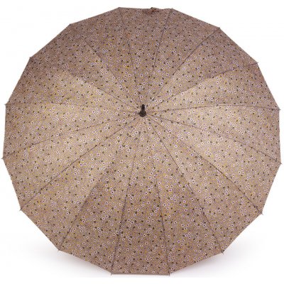 Dámský vystřelovací deštník 4 krémová – Sleviste.cz