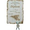 Diplomy Diplom rybářské závody č. 759 pergamen z překližky