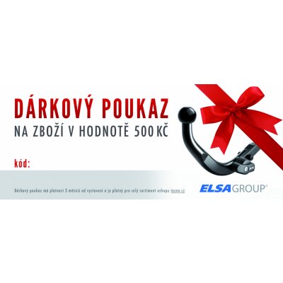 Dárkový poukaz ELSA GROUP v hodnotě 500 Kč – Zbozi.Blesk.cz