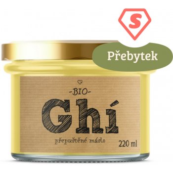 Goodie Přepuštěné máslo GHÍ BIO 220 ml