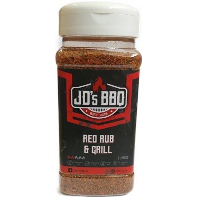 JD´s BBQ BBQ koření Red rub & grill 300 g JD´s BBQ