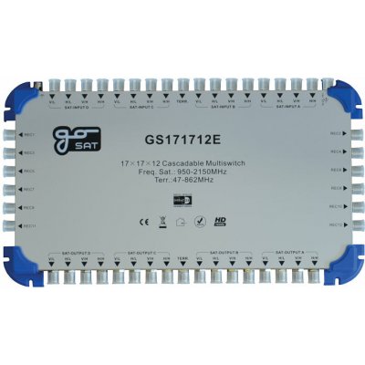 Satelitní multipřepínač GoSAT GS171712E – Hledejceny.cz
