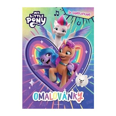 My Little Pony Kniha omalovánek se samolepkami – Zboží Mobilmania