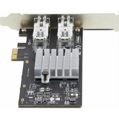 Startech 2-Port GbE SFP Network Card, PCIe 2.0 x1, Intel I350-AM2 2x 1GbE Controller, 1000BASE Copper/Fiber Optic, Dual-Port Gigabit Ethernet NIC, Desktop/Server Backplanes - Windows and Linux Compati – Hledejceny.cz