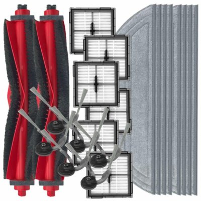 ES Parts Roborock Q10 S5, Q10 V/VF, S8 Pro+ kartáče, HEPA filtry a mopy 22ks – Zboží Dáma