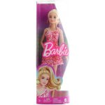 Barbie Modelka růžové květinové šaty – Hledejceny.cz