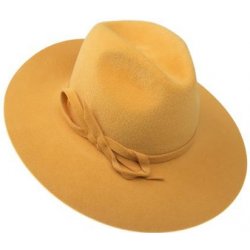 Plstěný klobouk okrově žlutá Q0108 52727/14BC