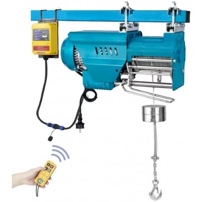 Parkoff Vysokorychlostní elektrický lanový naviják 125/250kg 35/17,5m s rádiovým dálkovým ovládáním BLDN-YT-STLW – Sleviste.cz