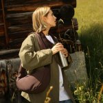 Studio Noos crossbody taška Mini Puffy Brown – Zboží Dáma