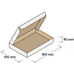 Top-obaly Kartonové krabice 100 x 100 x 40 mm - bílá, 10 ks – Hledejceny.cz