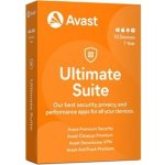 AVAST Ultimate MD up to 10 connections 1 rok (aud.10.12m) – Hledejceny.cz