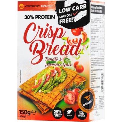 ForPro Proteinový křupavý chléb rajče a provensálské koření 150 g – Zboží Mobilmania