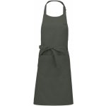 Kariban Zástěra K885 s laclem COT20K885a1499-green olive Olivová – Hledejceny.cz