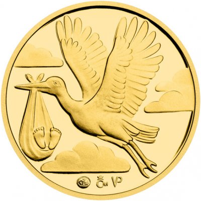 Česká mincovna Zlatý dukát k narození dítěte balónky s věnováním proof 3,49 g – Hledejceny.cz