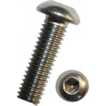 Šroub s půlkulatou hlavou ISO 7380-1 M4x12 mm, nerez A2, 1 ks – Hledejceny.cz