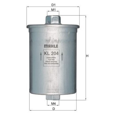 Palivový filtr KNECHT KL 204 (KL204)