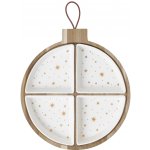 räder Servírovací sada Ball Plate Ø 29 cm bílá barva dřevo porcelán – Hledejceny.cz