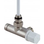 Jednobodová armatura pro koupelnové radiátory,1/2" rohová s ruční hlavicí – Hledejceny.cz