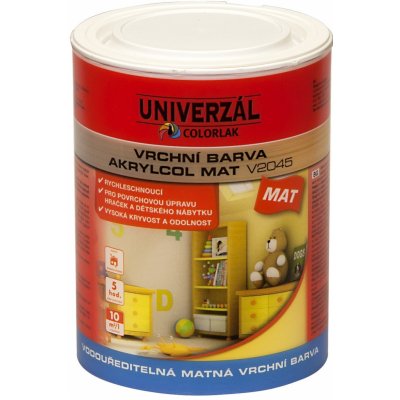 Colorlak Akrylcol mat 0,6 l černá – Hledejceny.cz