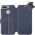 Mobiwear Flip pouzdro Huawei Y6 Prime 2018 kožené Modré – Zboží Živě
