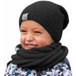 dětská čepice UNUO ZIMA26 černá – Zboží Dáma