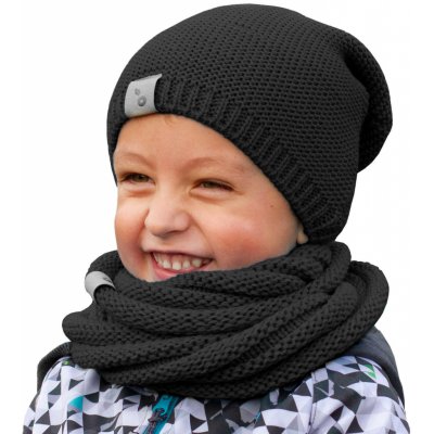 dětská čepice UNUO ZIMA26 černá – Zboží Dáma