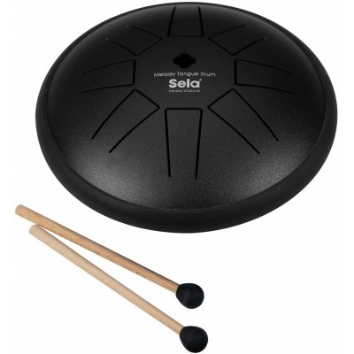 Sela 6" Melody Tongue Drum Black – Zboží Dáma