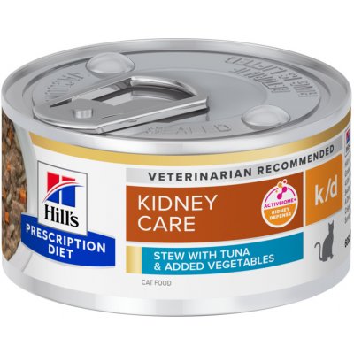 Hill's Fel. PD C D UrinaryStress Tna&Veg stew 82 g – Hledejceny.cz