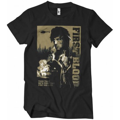Rambo tričko First Blood black – Zboží Mobilmania