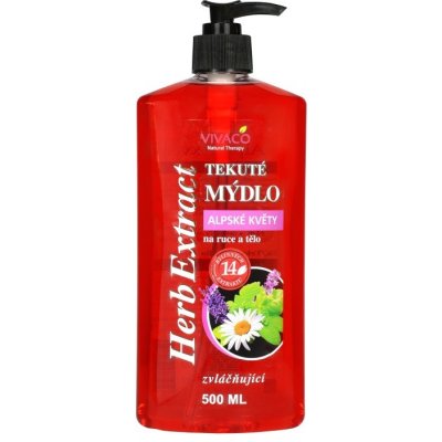 Herb extrakt tekuté mýdlo Alpské květy 500 ml – Hledejceny.cz