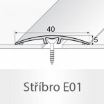 Profil Team Přechodový profil stříbro E01 0,93 m 40mm – Zbozi.Blesk.cz