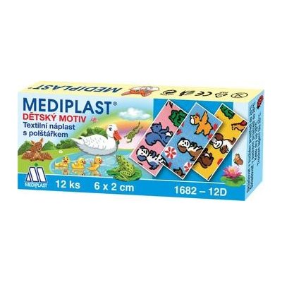 Mediplast 6 cm x 2 cm dětská 12 ks – Zboží Mobilmania