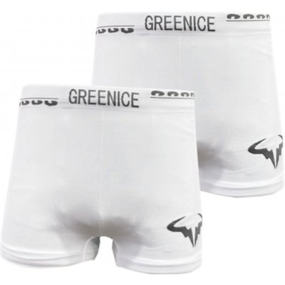 Greenice bezešvé boxerky bílá 2 ks