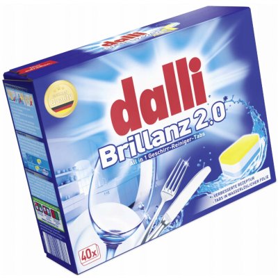 Dalli Brillanz Power All-in-one tablety do myčky 40 ks – Hledejceny.cz