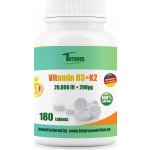 Futures Nutrition Vitamín D3 20000 IU + K2 180 tablet – Hledejceny.cz