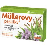 Dr. Müller Müllerovy pastilky s jitrocelem a mateřídouškou 36 ks – Hledejceny.cz