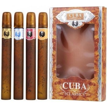 Cuba Blue EDT Blue 35 ml + EDT Yellow 35 ml + EDT Red 35 ml + EDT Orange 35 ml dárková sada