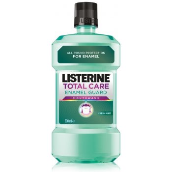 Listerine Total Care Enamel Guard ústní voda proti zubnímu plaku a pro zdravé dásně 500 ml