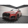 Nárazník Maxton Design spoiler pod přední nárazník pro Audi SQ7 Mk2 Facelift, černý lesklý plast ABS