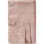 Ib Laursen Prošívaný přehoz Vintage Dusty Pink 130 × 180 cm, růžová barva – Hledejceny.cz