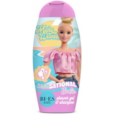 Bi-Es 2in1 Barbie Sunsational Sprchový gel&Šampon 250 ml – Zboží Dáma