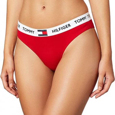 Tommy Hilfiger Dámské kalhotky Bikini UW0UW02193XCN červená – Zboží Mobilmania